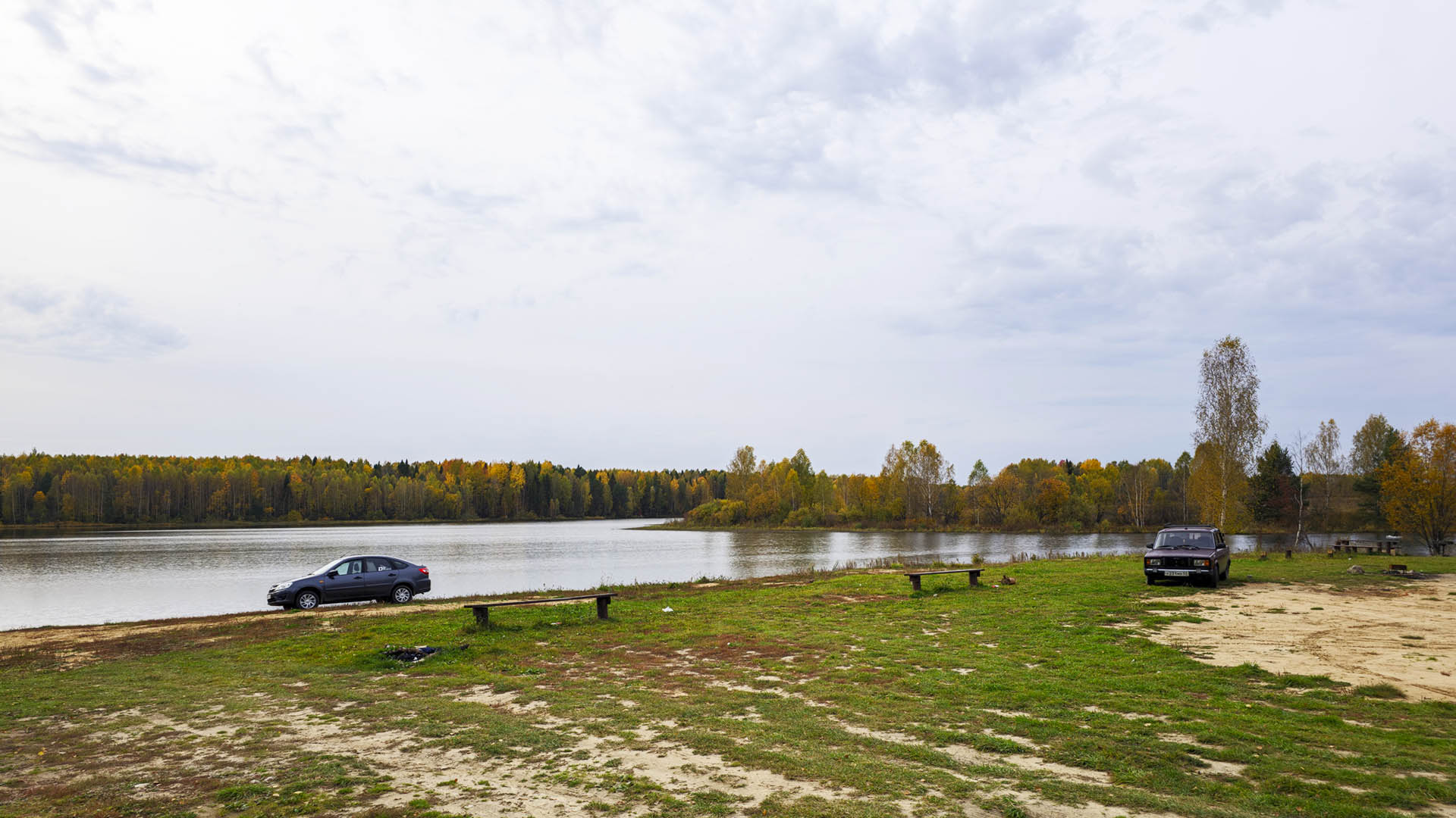 Обустройство места массового отдыха на берегу пруда, д.Большая Орлиха