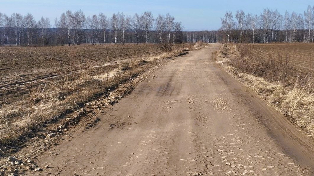 Ремонт дороги подъезд к д.Охотино от д.Поляны