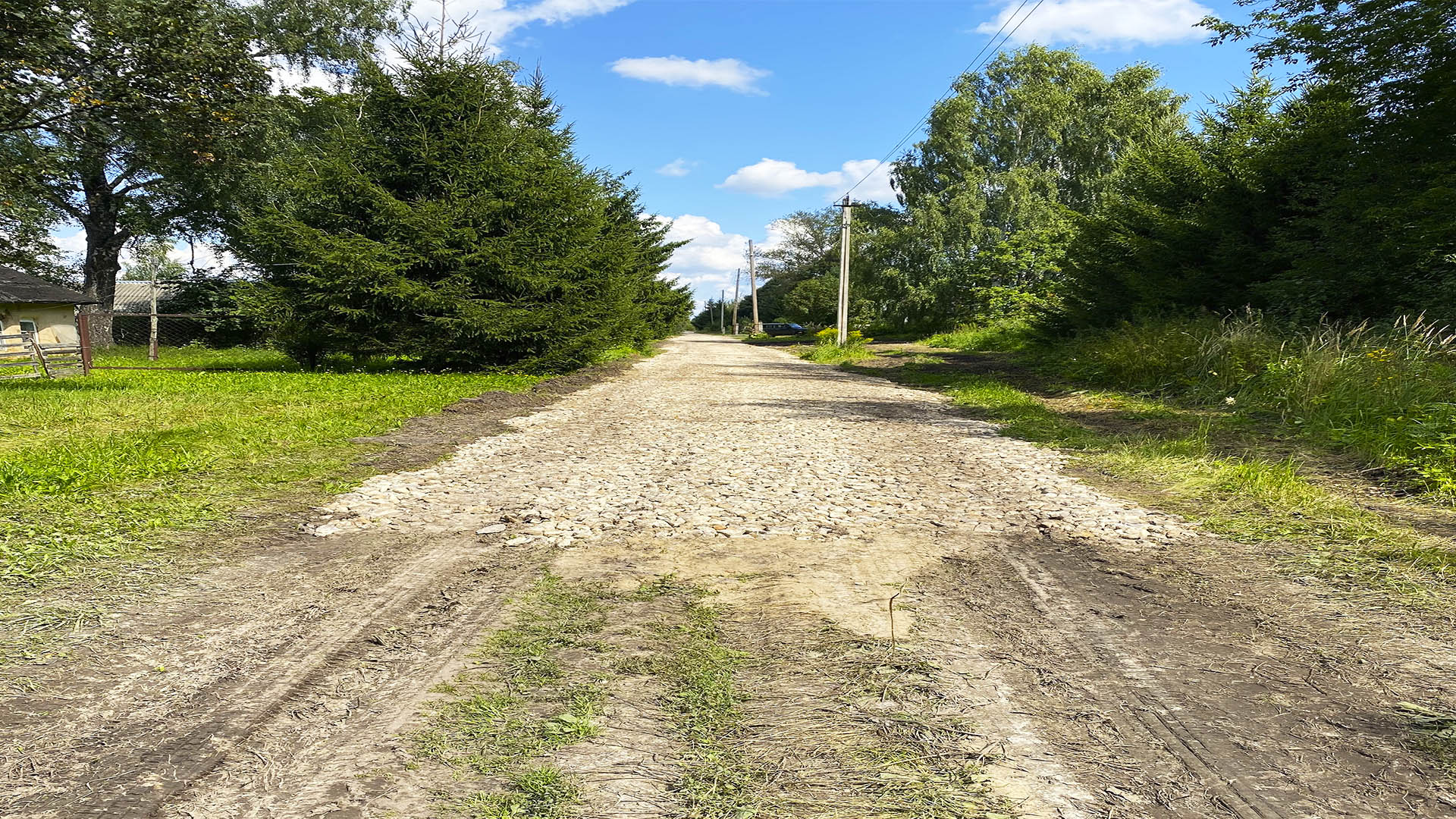 Ремонт дороги, д.Чай-Поселок