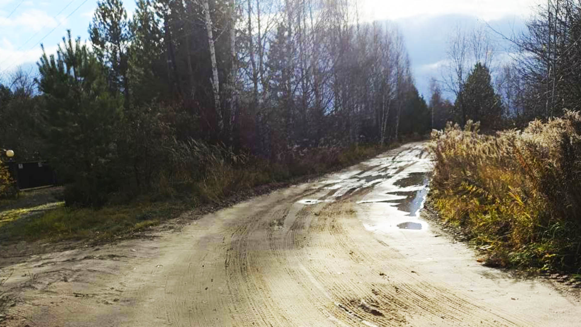 Ремонт участка дороги  от д.Остреево до д.Разливайки