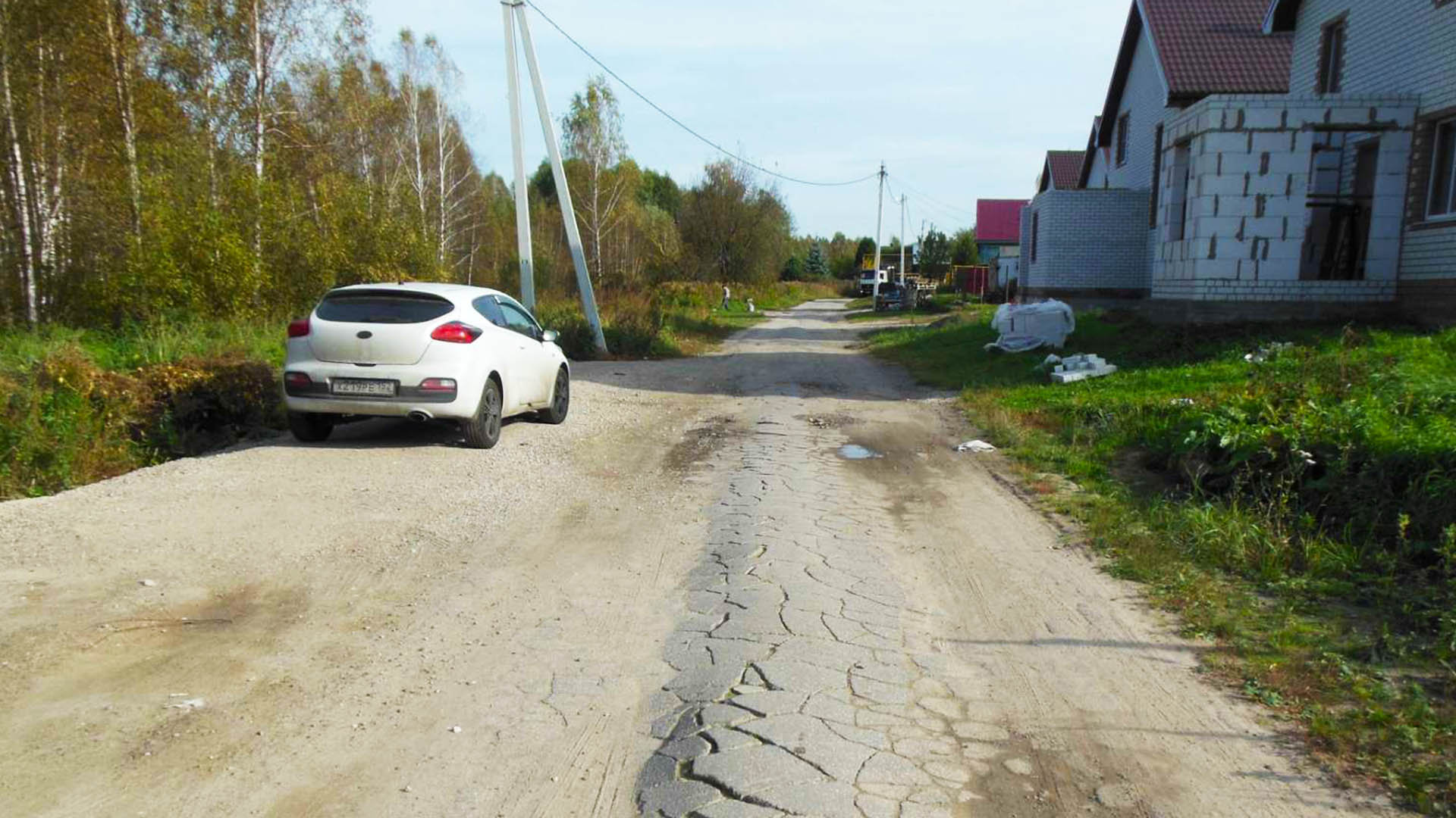 Ремонт дороги, д.Трубниково