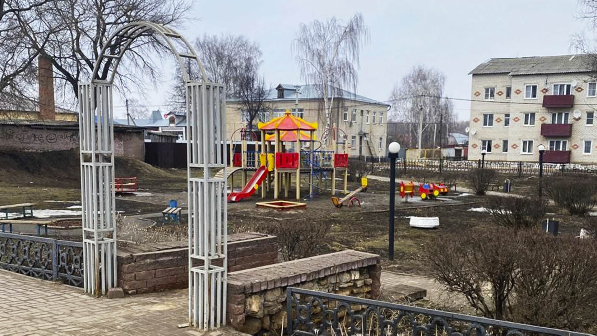 Благоустройство территории общественного пространства  по ул.Ленина, д.106, р.п.Бутурлино